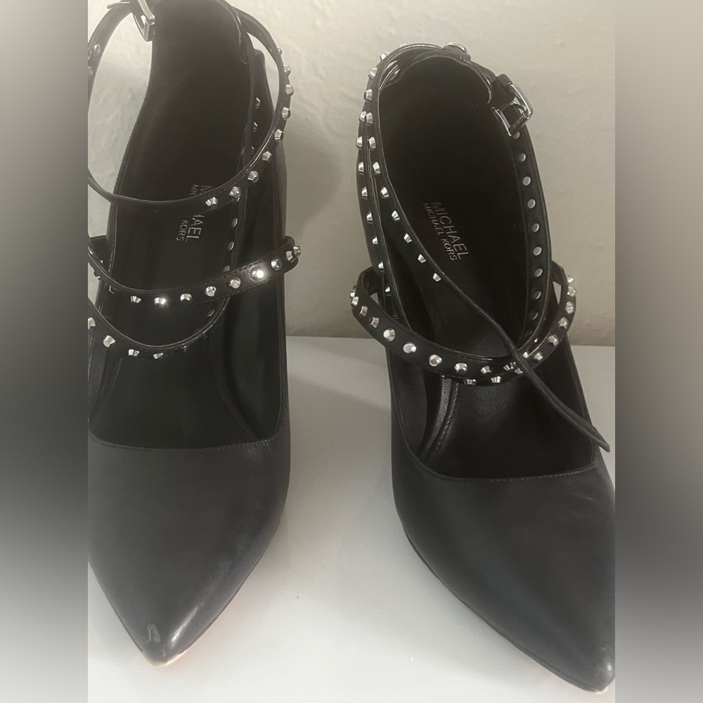 Michael Kors Black Pumps with Silver Studs